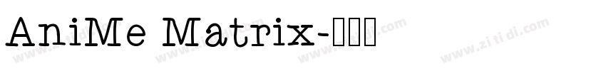 AniMe Matrix字体转换